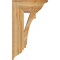 Ekena Millwork Imperial Traditional Rough Sawn Bracket, Western Red Cedar, 6"W x 18"D x 30"H BKT06X18X30IMP01RWR - alternate 3